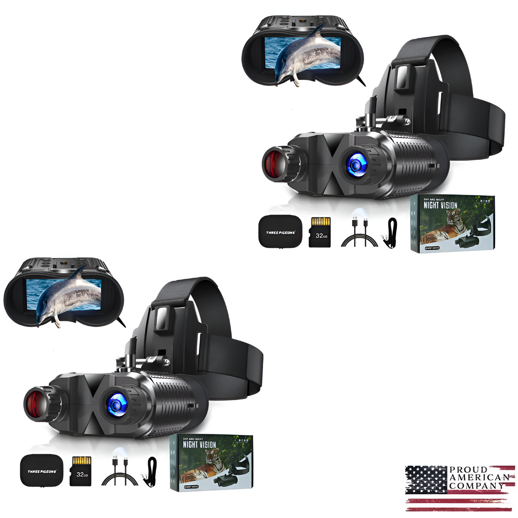 Voyagear Head-Mounted Night Vision Goggles x2-Voyagear