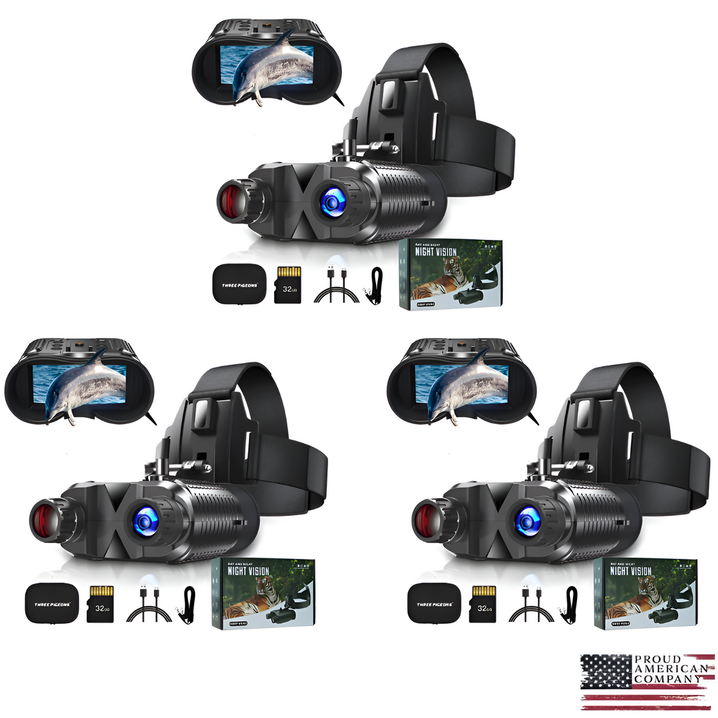 Voyagear Head-Mounted Night Vision Goggles x3-Voyagear